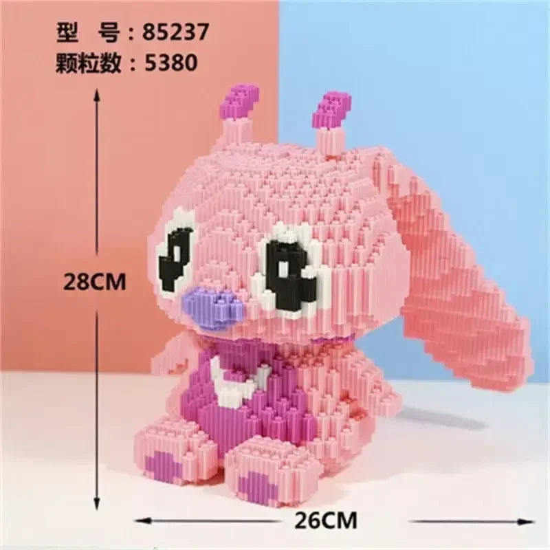 Large Stitch Building Block Toy – 3D Puzzle Model