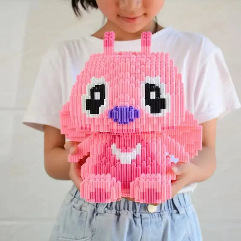 Large Stitch Building Block Toy – 3D Puzzle Model