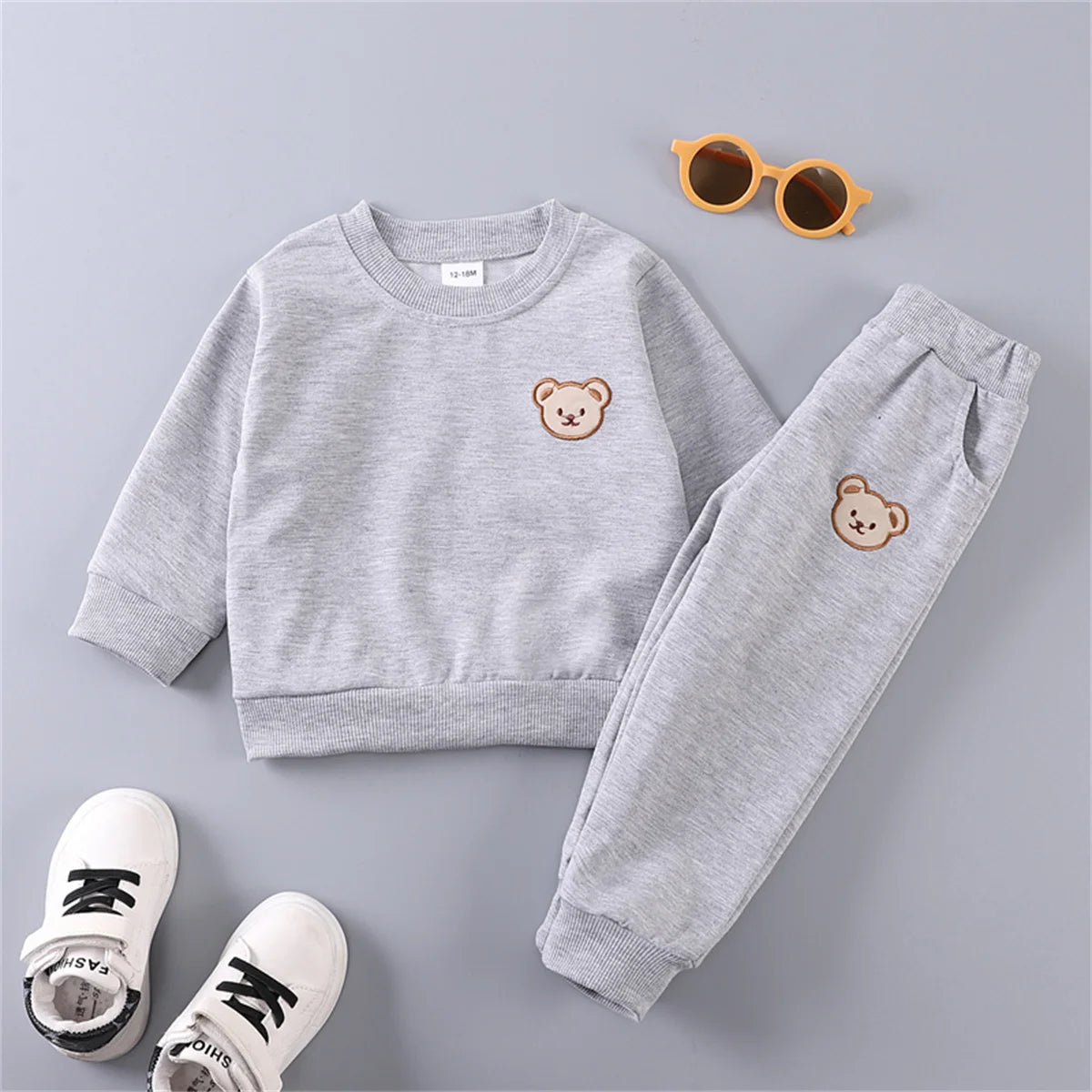 Little Bear Baby Outfit | 2-Piece Long-Sleeve Set
