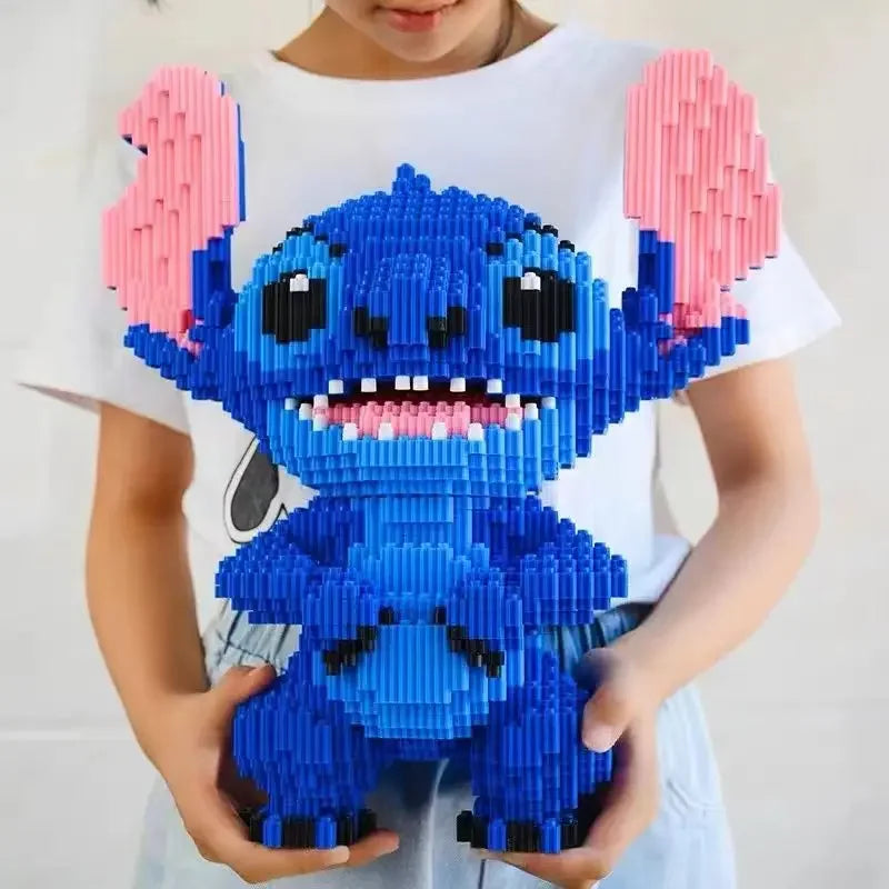 Large Stitch Building Block Toy – 3D Puzzle Model