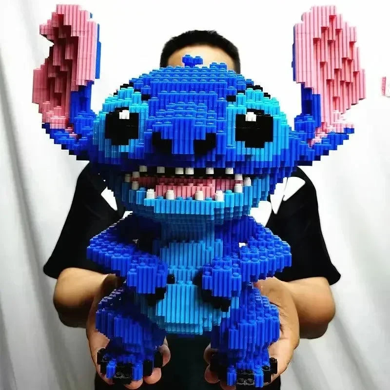 Large Stitch Building Block Toy – 3D Puzzle Model