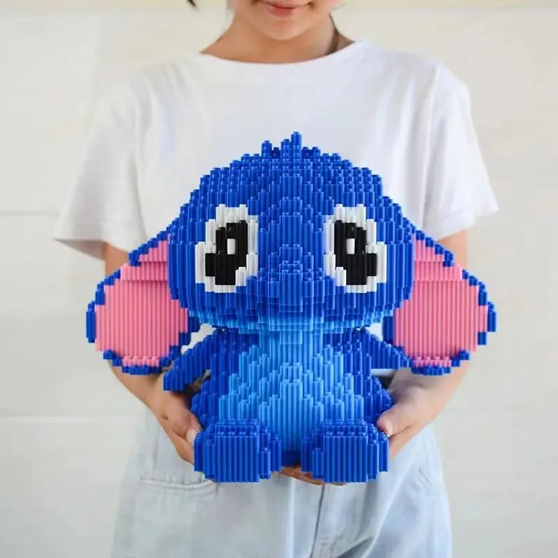 Large Stitch Building Block Toy – 3D Puzzle Model