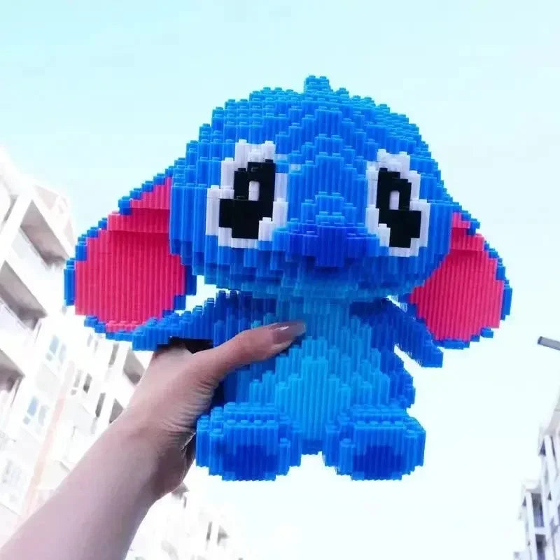 Large Stitch Building Block Toy – 3D Puzzle Model