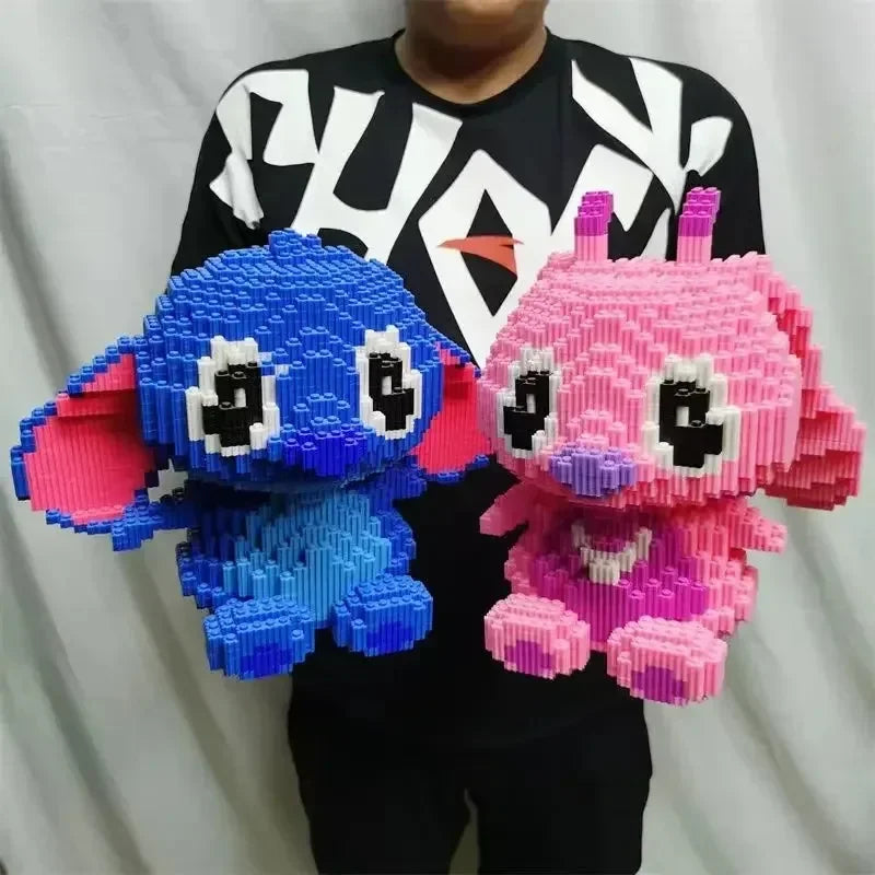 Large Stitch Building Block Toy – 3D Puzzle Model