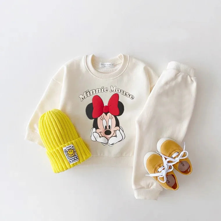 Mickey Mouse Sweatshirt & Pants Set | Baby Unisex Tracksuit