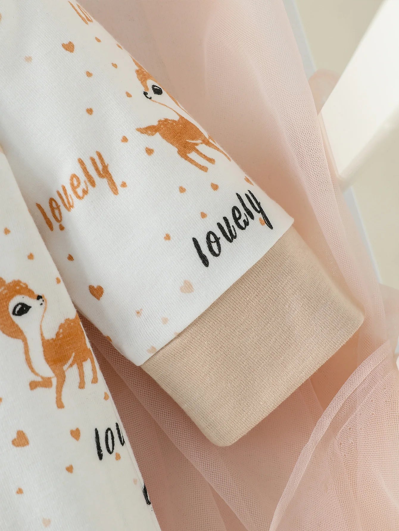 Baby Outfit | 4-Piece Set with Bib & Gloves