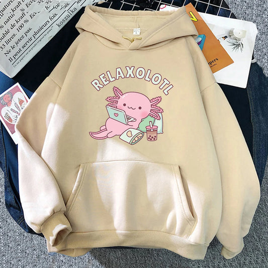 Relaxolotl Oversized Hoodie.