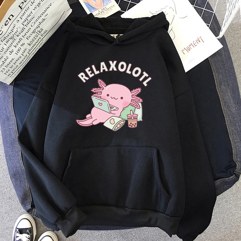 Relaxolotl Oversized Hoodie.