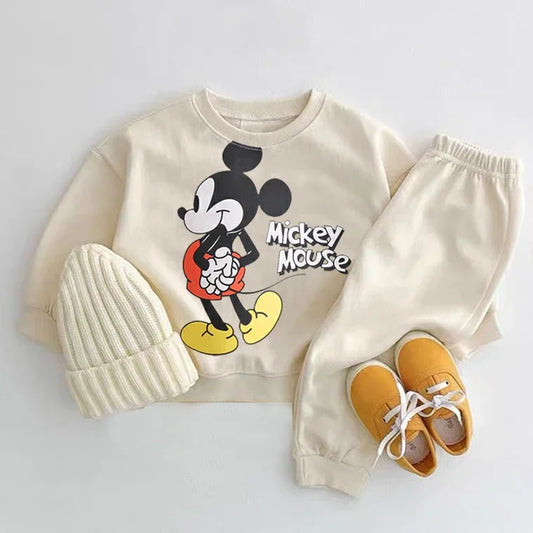 Mickey Mouse Sweatshirt & Pants Set | Baby Unisex Tracksuit